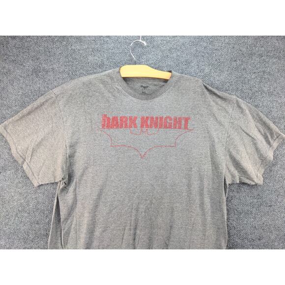 Mens Batman The Dark Knight Rises Movie T Shirt Size XXL 2XL Gray Logo - Picture 3 of 10